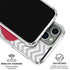 Chevron Heart iPhone 16 Pro Clear Case